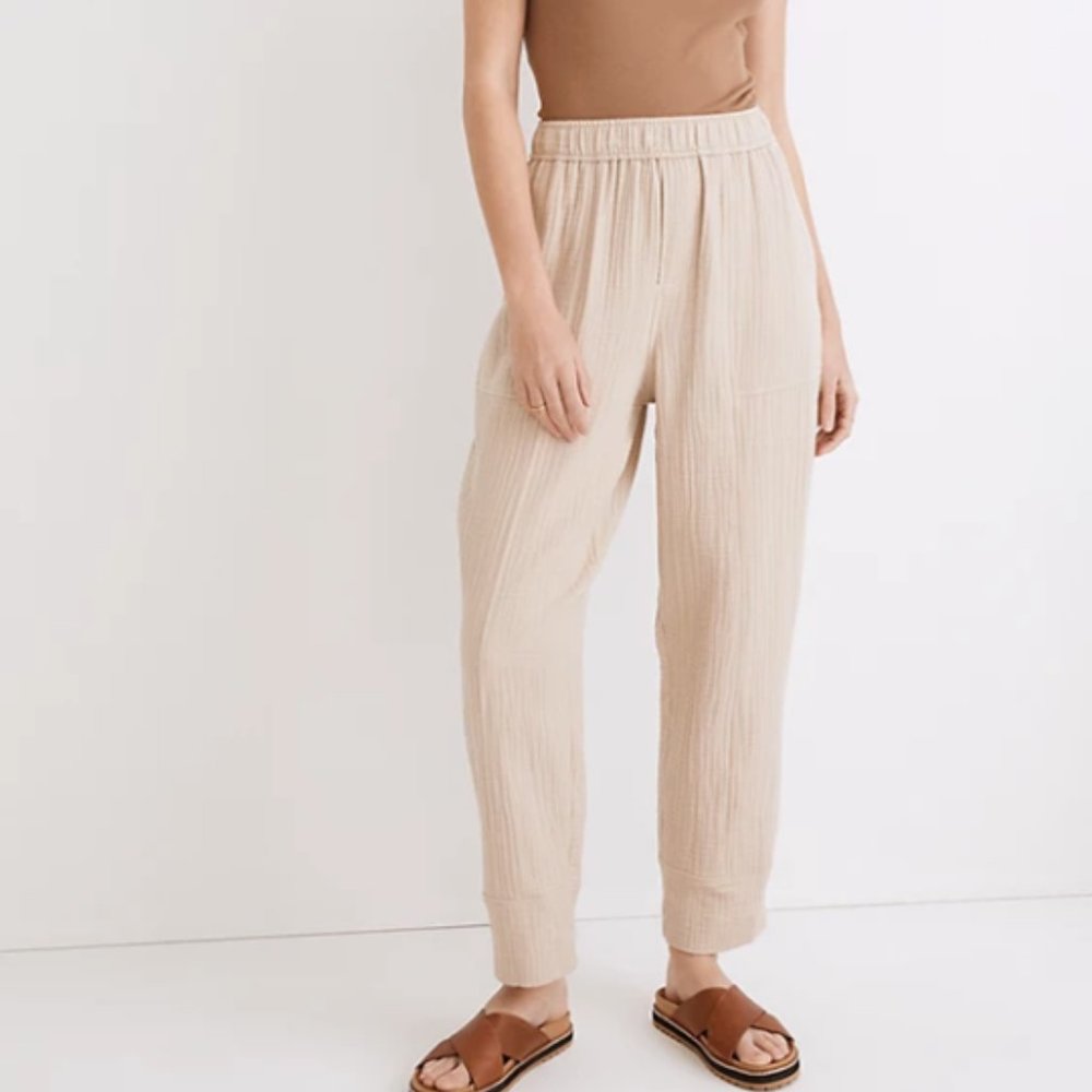 NWT Madewell Lightspun Pull-On Balloon Pants